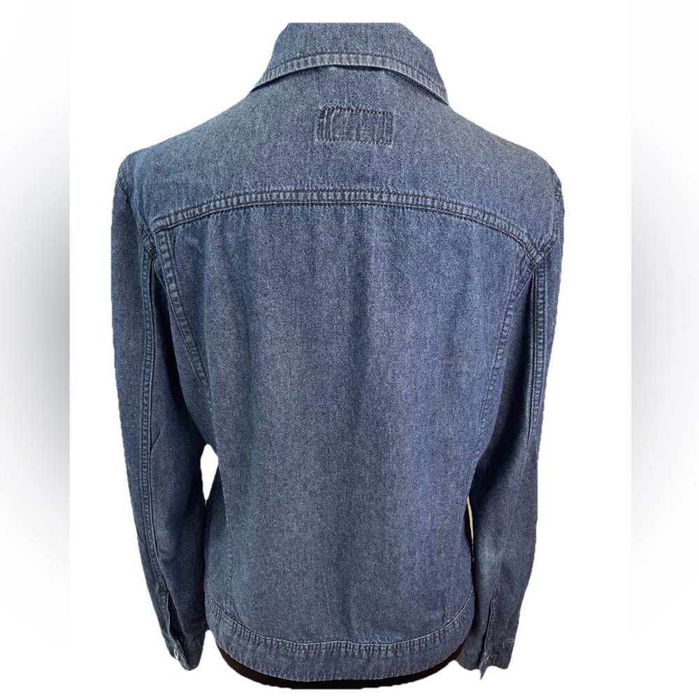 Hennes collection lightweight ladies size 10 blue denim jacket/Shirt/Shacket - Picture 5 of 12